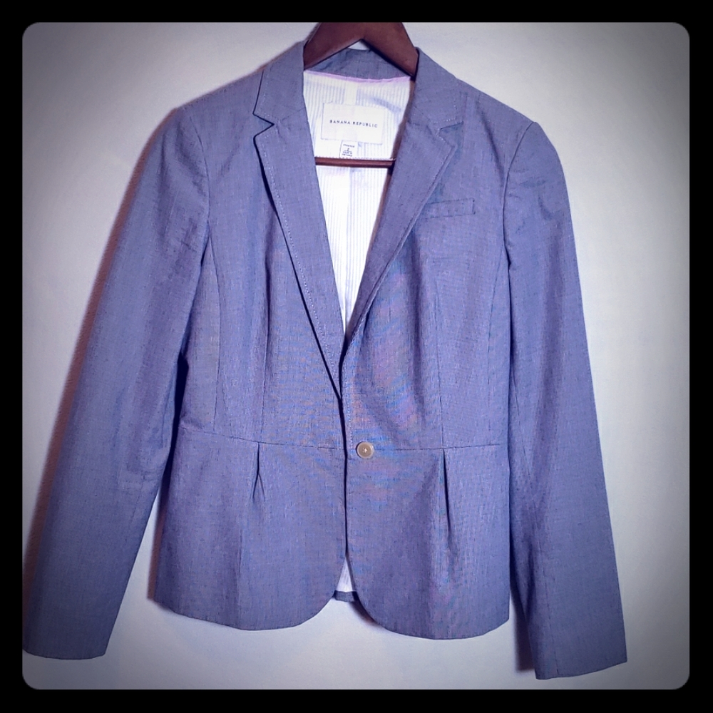 Banana Republic cotton blazer